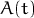 A(t)  