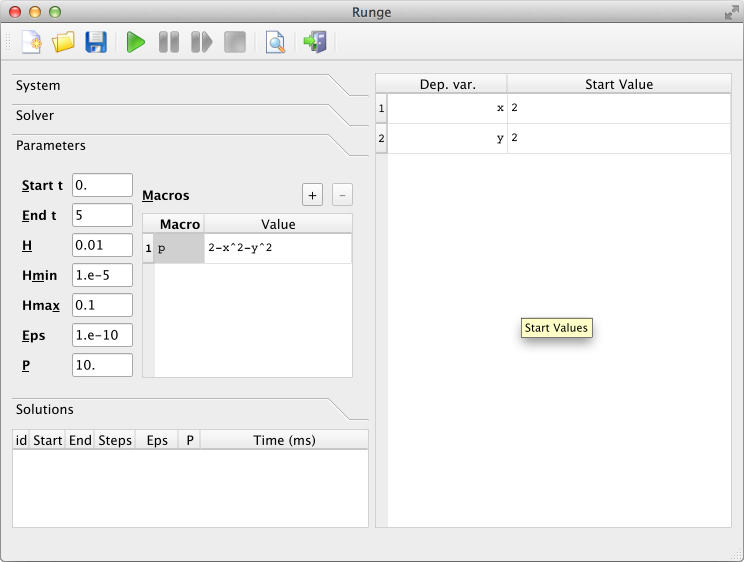 Parameters